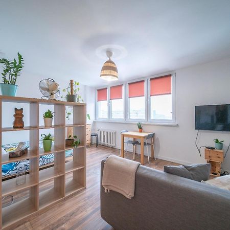 10Th Floor Studio In The City Center Of Wroclaw Daire Dış mekan fotoğraf