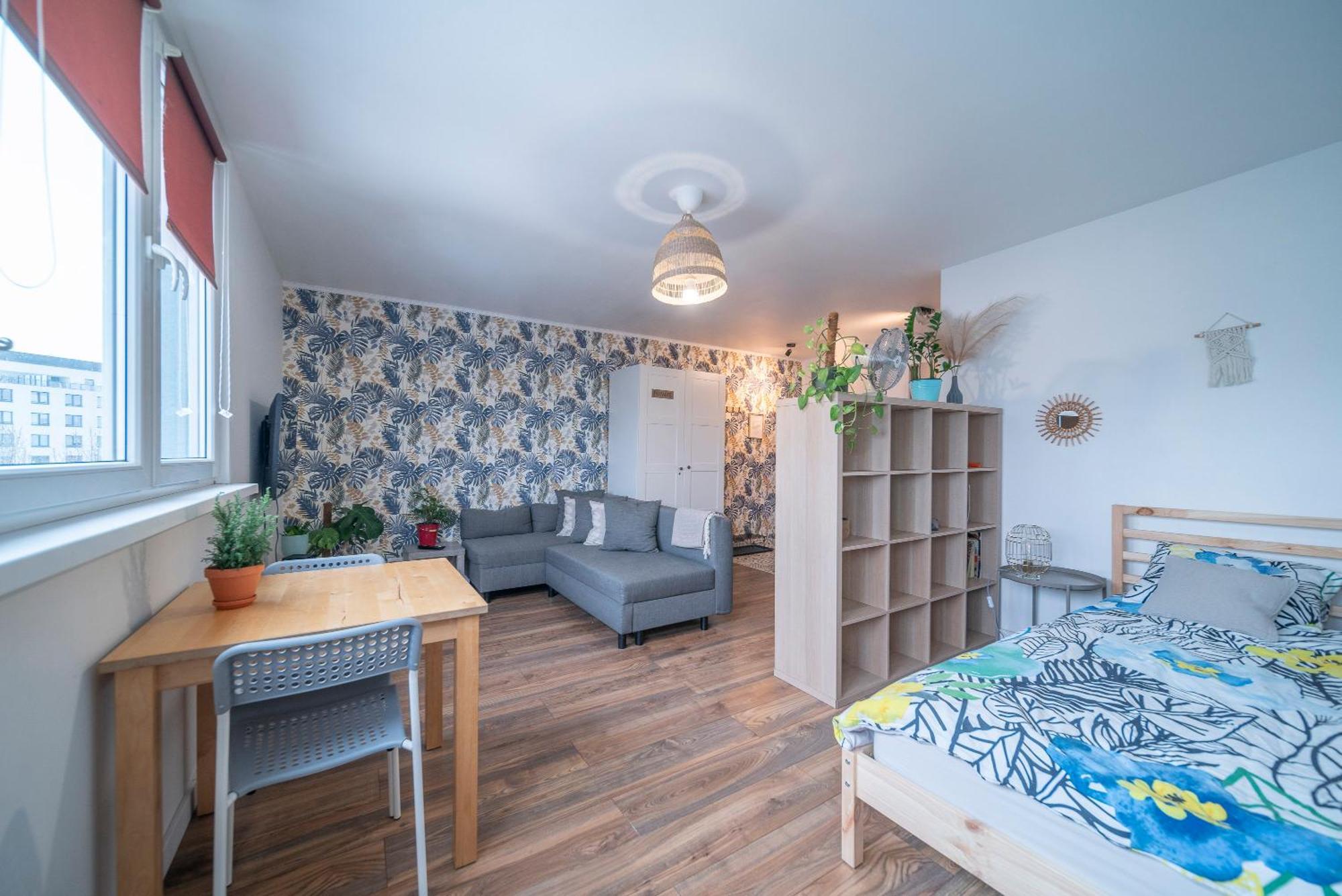 10Th Floor Studio In The City Center Of Wroclaw Daire Dış mekan fotoğraf