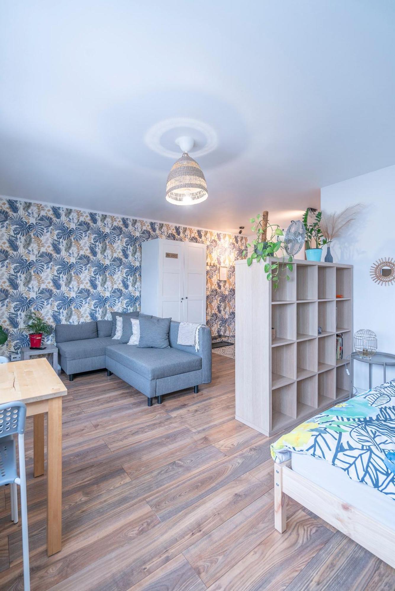 10Th Floor Studio In The City Center Of Wroclaw Daire Dış mekan fotoğraf
